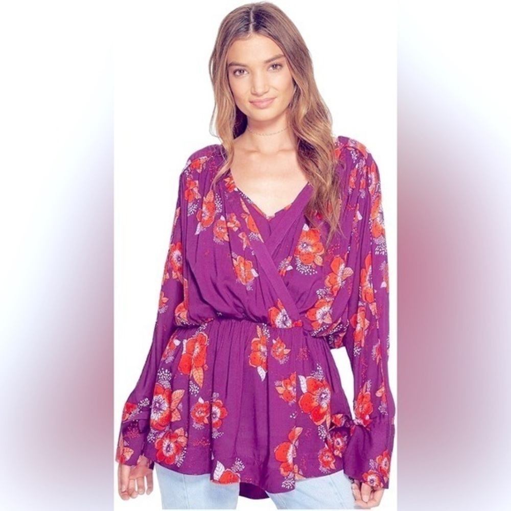 Free People Tuscan dreams tunic top small